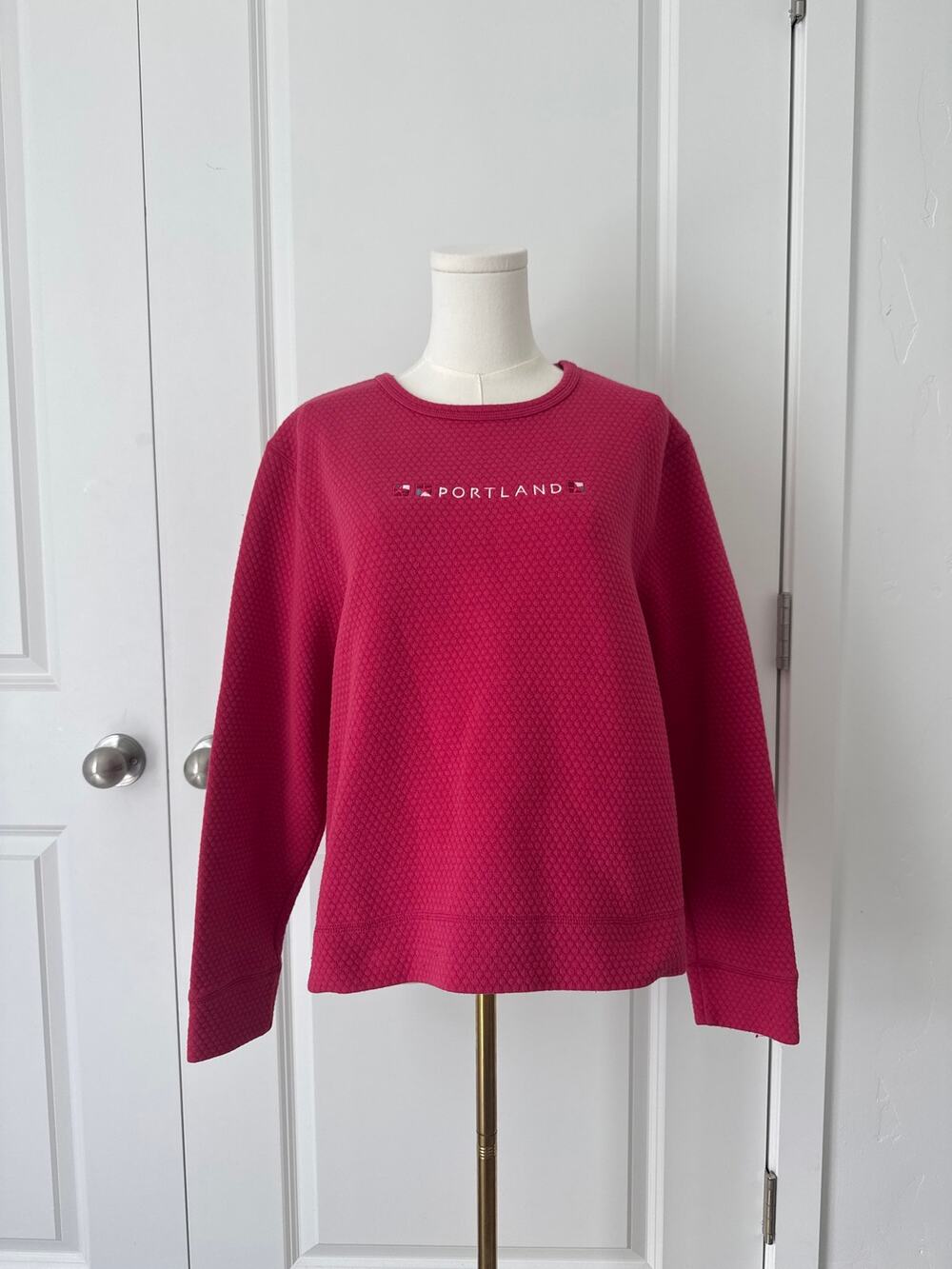 Vintage Gear for Sports Portland Hoodie Sweatshirt Grandmacore 2000s 90s Y2K